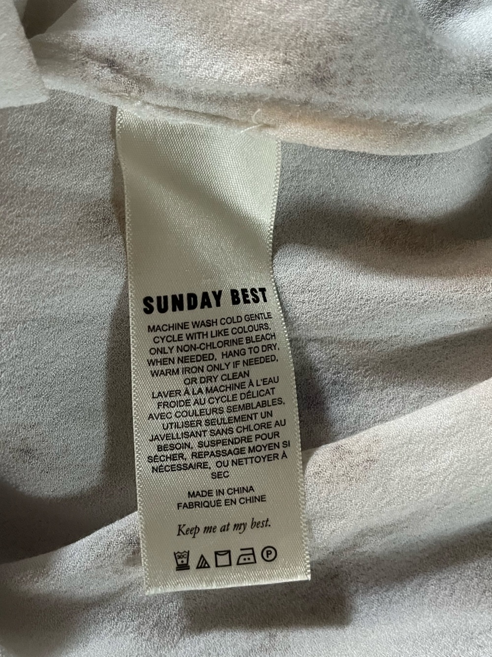 Sunday Best White Savoy Ruffle Hem Aritzia Mini Wrap Dress Floral Print Size S - Picture 8 of 11
